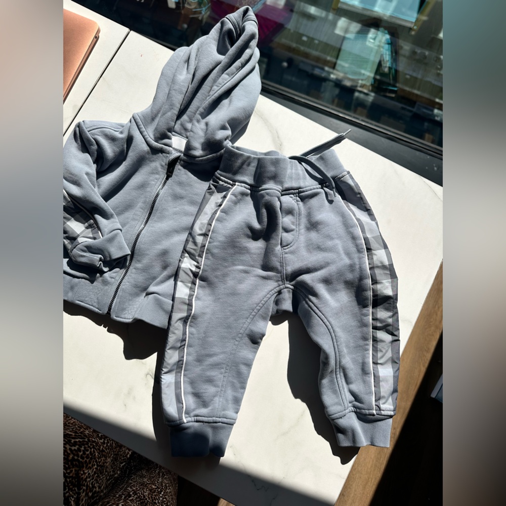 BURBERRY KIDS Baby Graham cotton Set